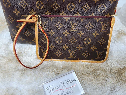 LOUIS VUITTON MONOGRAM POUCH FROM CARRYALL PM