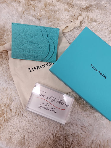 Tiffany & Co card holder, NIB