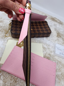 LOUIS VUITTON LIMITED EDITION FELICIE STUDDED CROSSBODY, INSERTS RECEIPT