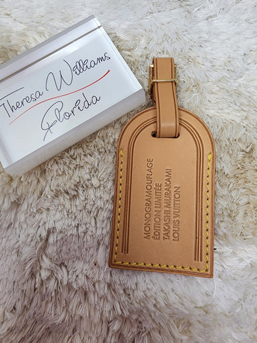 LOUIS VUITTON MONOGRAMOUFLAGE LUGGAGE TAG