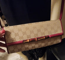 Gucci Bamboo Bar Clutch & Crossbody, GG Canvas