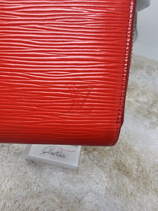 LOUIS VUITTON EPI RED ZIPPY WALLET