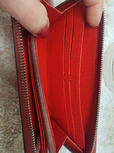 LOUIS VUITTON EPI RED ZIPPY WALLET