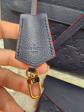 LOUIS VUITTON EMPREINTE MARINE ROUGE PONT NEUF MM & MATCHING WALLET