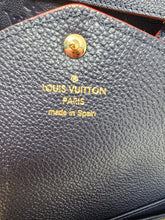 LOUIS VUITTON EMPREINTE MARINE ROUGE PONT NEUF MM & MATCHING WALLET