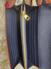 LOUIS VUITTON SARAH WALLET, MARINE ROUGE