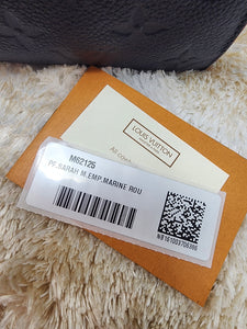 LOUIS VUITTON SARAH WALLET, MARINE ROUGE