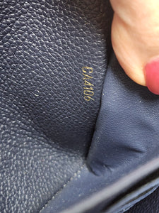 LOUIS VUITTON SARAH WALLET, MARINE ROUGE