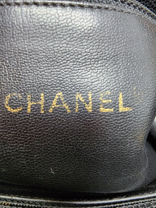 CHANEL TRIPLE C BLACK CAVIAR SHOULDER BAG