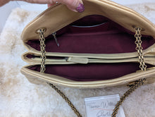 CHANEL MEDIUM JUST MADEMOISELLE GOLD CALFSKIN LEATHER SHOULDER BAG