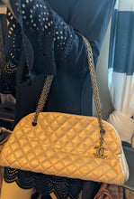 CHANEL MEDIUM JUST MADEMOISELLE GOLD CALFSKIN LEATHER SHOULDER BAG