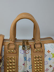 LOUIS VUITTON WHITE MULTICOLOR COURTNEY MM