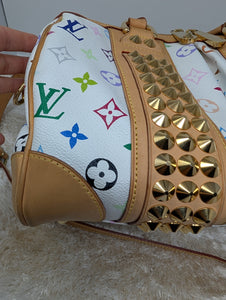 LOUIS VUITTON WHITE MULTICOLOR COURTNEY MM