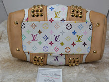 LOUIS VUITTON WHITE MULTICOLOR COURTNEY MM