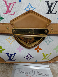 LOUIS VUITTON WHITE MULTICOLOR RITA