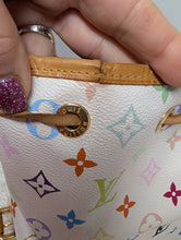 LOUIS VUITTON WHITE MULTICOLOR NOE