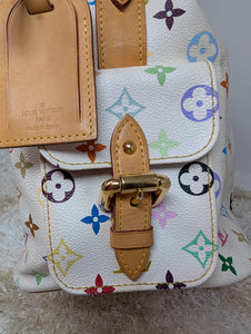 LOUIS VUITTON WHITE MULTICOLOR NOE