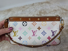 LOUIS VUITTON WHITE MULTICOLOR POCHETTE