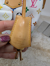 LOUIS VUITTON WHITE MULTI COLOR SPEEDY 30