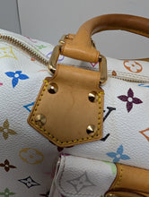 LOUIS VUITTON WHITE MULTI COLOR SPEEDY 30