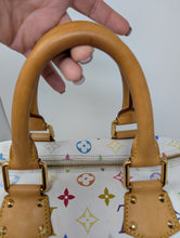 LOUIS VUITTON WHITE MULTI COLOR SPEEDY 30