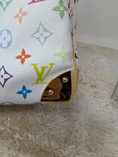 LOUIS VUITTON WHITE MULTI COLOR SPEEDY 30