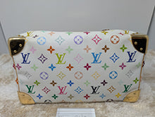 LOUIS VUITTON WHITE MULTI COLOR SPEEDY 30