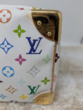 LOUIS VUITTON WHITE MULTI COLOR SPEEDY 30