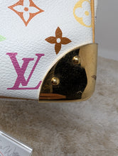 LOUIS VUITTON WHITE MULTI COLOR SPEEDY 30