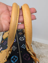 LOUIS VUITTON BLACK MULTI COLOR SPEEDY 30