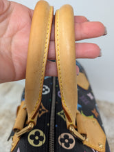 LOUIS VUITTON BLACK MULTI COLOR SPEEDY 30