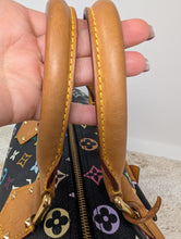 LOUIS VUITTON BLACK MULTI COLOR SPEEDY 30