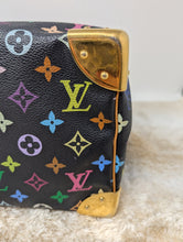 LOUIS VUITTON BLACK MULTI COLOR SPEEDY 30