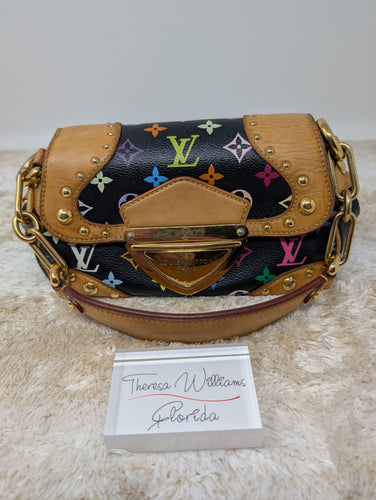 LOUIS VUITTON BLACK MULTICOLOR MARILYN