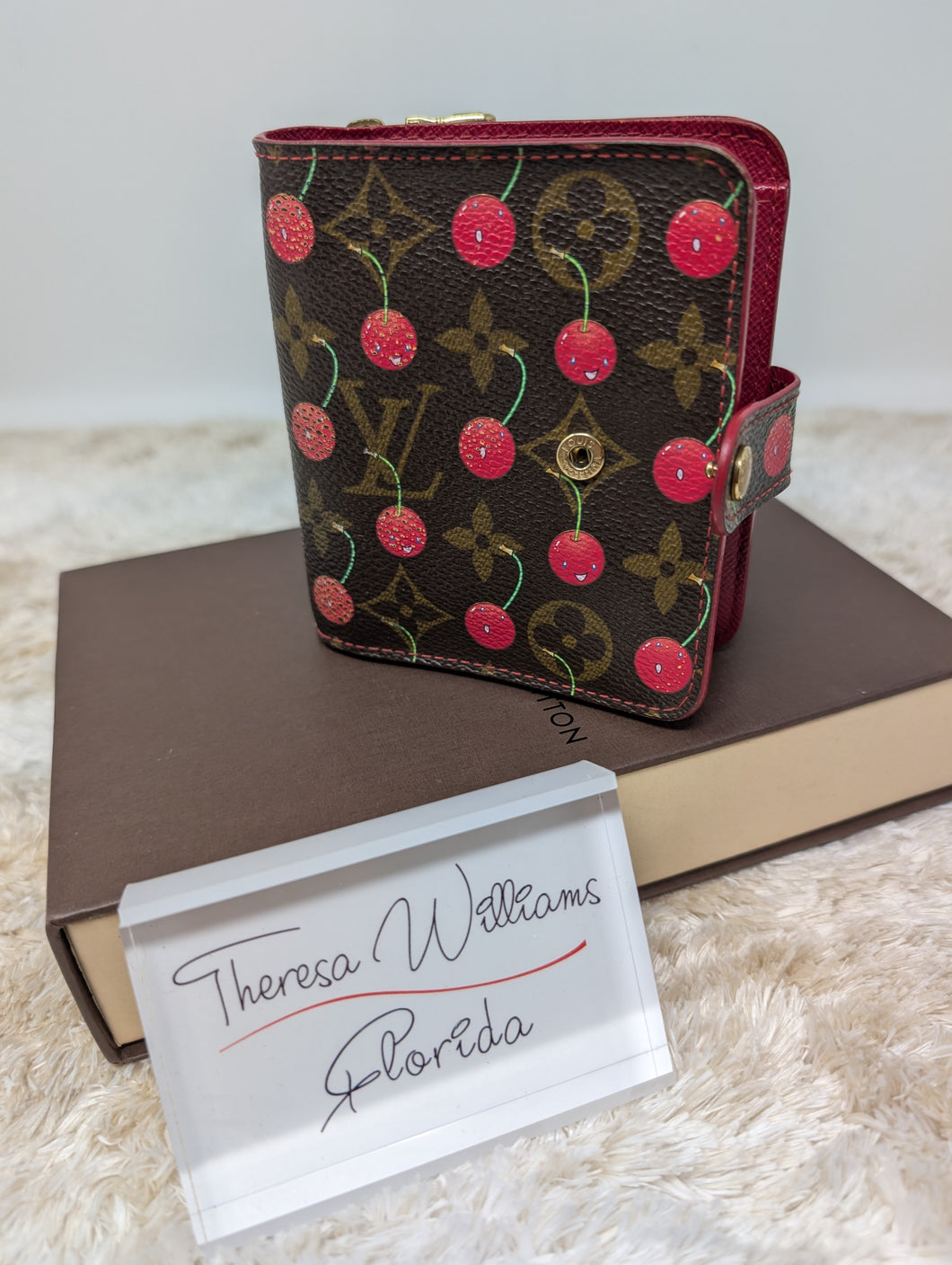 LOUIS VUITTON LIMITED CHERRIES COMPACT WALLET