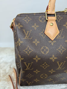 LOUIS VUITTON MONOGRAM SPEEDY 30 BANDOULIERE