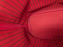 LOUIS VUITTON MONOGRAM NEVERFULL MM, RED INTERIOR