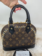 LOUIS VUITTON LIMITED EDITION METAL STONES ALMA BB