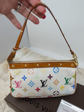 LOUIS VUITTON WHITE MULTICOLOR POCHETTE