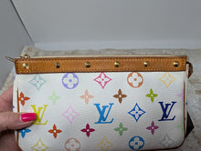 LOUIS VUITTON WHITE MULTICOLOR POCHETTE