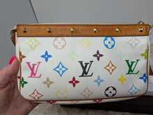 LOUIS VUITTON WHITE MULTICOLOR POCHETTE