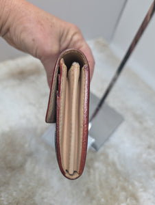 LOUIS VUITTON BLACK MULTICOLOR SARAH WALLET