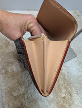 LOUIS VUITTON BLACK MULTICOLOR SARAH WALLET