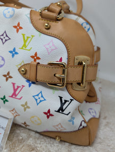 LOUIS VUITTON WHITE MULTICOLOR CLAUDIA