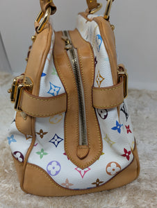 LOUIS VUITTON WHITE MULTICOLOR CLAUDIA