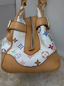 LOUIS VUITTON WHITE MULTICOLOR CLAUDIA