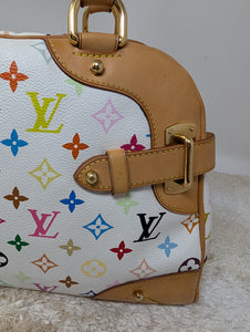 LOUIS VUITTON WHITE MULTICOLOR CLAUDIA