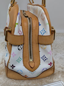 LOUIS VUITTON WHITE MULTICOLOR CLAUDIA