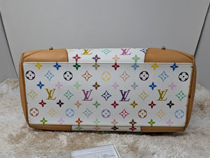 LOUIS VUITTON WHITE MULTICOLOR CLAUDIA