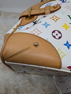 LOUIS VUITTON WHITE MULTICOLOR CLAUDIA